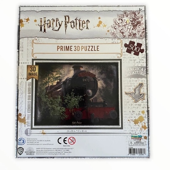 Harry Potter Premium Image 3D 500 Piece Hogwarts Express Puzzle NEW - Picture 2 of 5
